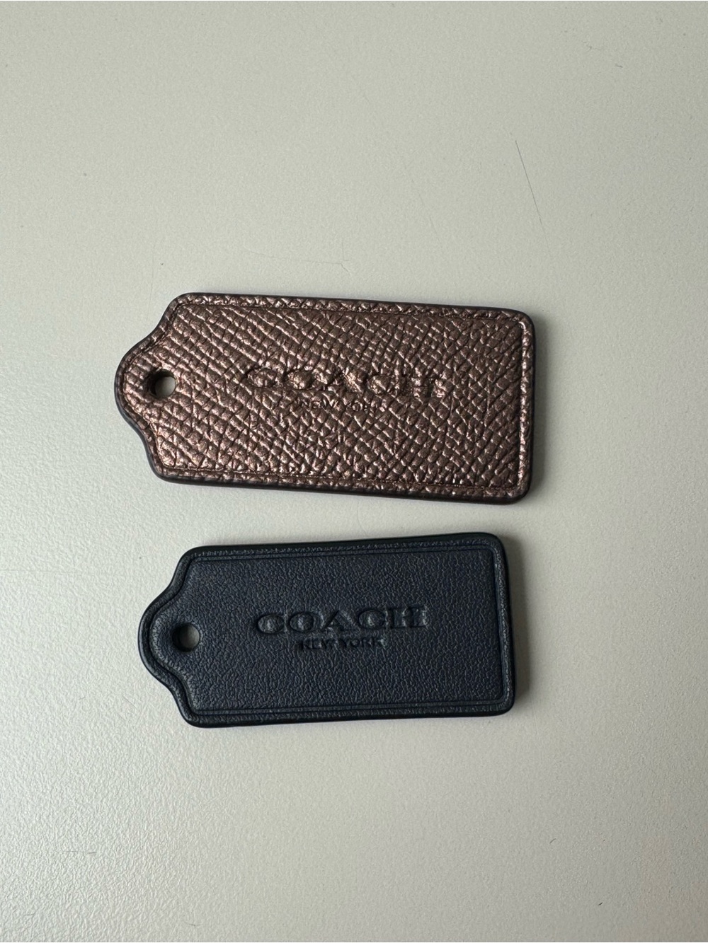 Coach hangtags